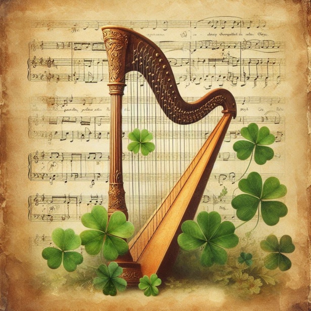 musica tradizionale irlandese arpa